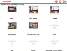 Tablet Screenshot of mobilierul-tau.ro